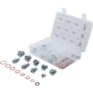 Kit de Réparation pour Bouchon de vidange, pour filetage de carters d'huile  et de transmission, 4 tarauds, Coffret de rangement robuste inclus acheter  en ligne à bas prix