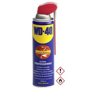 WD 40 SYSTEME DEGRIPPANT PRO 5 FONCTIONS  500 ml DOUBLE POSITION