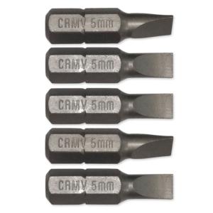 EMBOUTS AVEC 6 PANS 1/4 -  Long 25 mm (5)