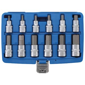 EMBOUTS HEXAGONAUX BGS TECHNIC DE 5 à 22 mm COFFRET DE 12 EMBOUTS