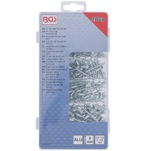 RIVET POP AVEUGLE 2.4, 3.2, 4, 4.8 - BOITE ASSORTIMENT 400 RIVETS BGS