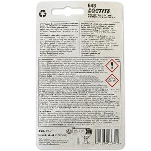 LOCTITE 648 FREIN FILET FORT PROFESSIONNEL - FIXATION FORTE 24 ml