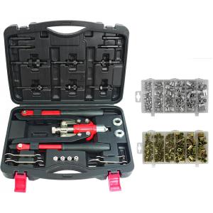 PINCE A RIVETS ET INSERTS + ASSORTIMENTS  INSERTS ACIER ET ALU 