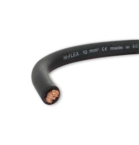 CABLE ELECTRIQUE EXTRA SOUPLE BATTERIE SOUDAGE NOIR 10 mm²